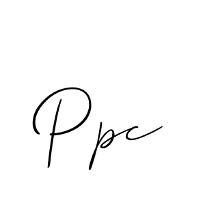 How to make Ppc name signature. Use Allison_Script style for creating short signs online. This is the latest handwritten sign. Ppc signature style 2 images and pictures png