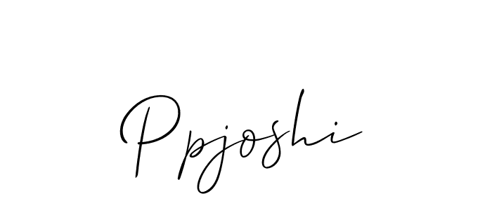 You should practise on your own different ways (Allison_Script) to write your name (Ppjoshi) in signature. don't let someone else do it for you. Ppjoshi signature style 2 images and pictures png