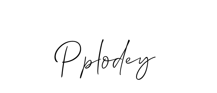 Create a beautiful signature design for name Pplodey. With this signature (Allison_Script) fonts, you can make a handwritten signature for free. Pplodey signature style 2 images and pictures png