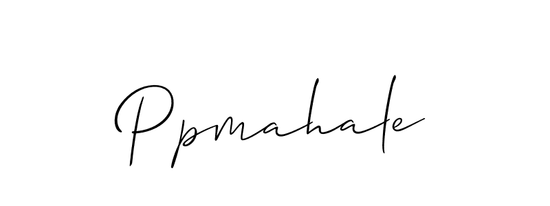 You should practise on your own different ways (Allison_Script) to write your name (Ppmahale) in signature. don't let someone else do it for you. Ppmahale signature style 2 images and pictures png