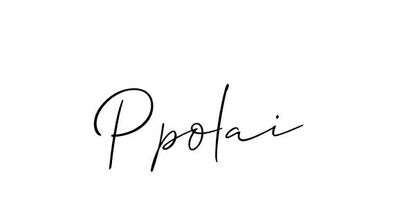 It looks lik you need a new signature style for name Ppolai. Design unique handwritten (Allison_Script) signature with our free signature maker in just a few clicks. Ppolai signature style 2 images and pictures png