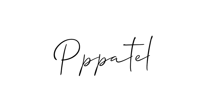 How to Draw Pppatel signature style? Allison_Script is a latest design signature styles for name Pppatel. Pppatel signature style 2 images and pictures png