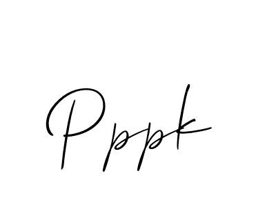 How to make Pppk signature? Allison_Script is a professional autograph style. Create handwritten signature for Pppk name. Pppk signature style 2 images and pictures png