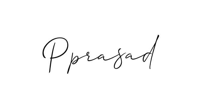 Similarly Allison_Script is the best handwritten signature design. Signature creator online .You can use it as an online autograph creator for name Pprasad. Pprasad signature style 2 images and pictures png