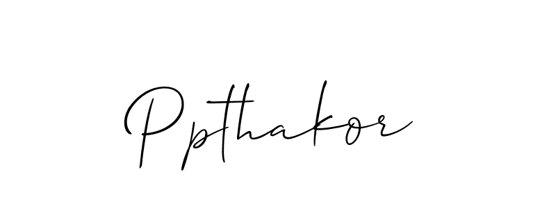 Best and Professional Signature Style for Ppthakor. Allison_Script Best Signature Style Collection. Ppthakor signature style 2 images and pictures png