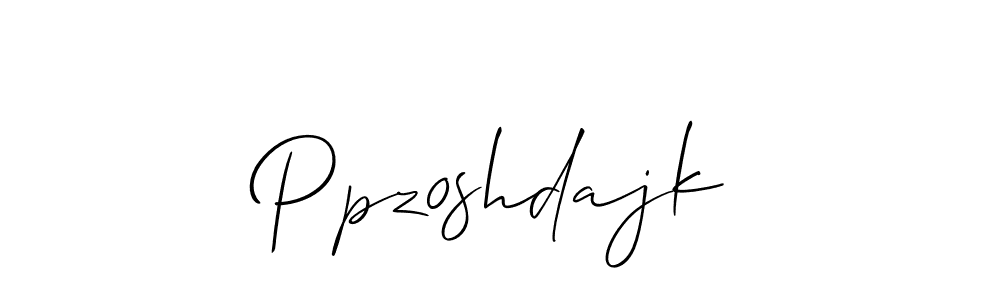 Best and Professional Signature Style for Ppz0shdajk. Allison_Script Best Signature Style Collection. Ppz0shdajk signature style 2 images and pictures png