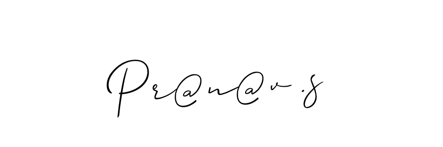 if you are searching for the best signature style for your name Pr@n@v .s. so please give up your signature search. here we have designed multiple signature styles  using Allison_Script. Pr@n@v .s signature style 2 images and pictures png