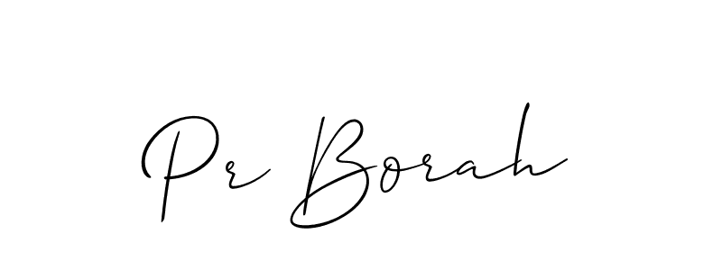 You should practise on your own different ways (Allison_Script) to write your name (Pr Borah) in signature. don't let someone else do it for you. Pr Borah signature style 2 images and pictures png