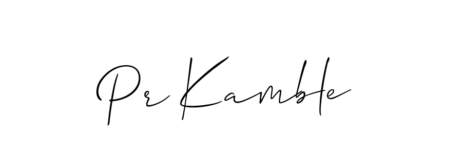 Make a beautiful signature design for name Pr Kamble. Use this online signature maker to create a handwritten signature for free. Pr Kamble signature style 2 images and pictures png