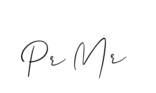 How to make Pr Mr name signature. Use Allison_Script style for creating short signs online. This is the latest handwritten sign. Pr Mr signature style 2 images and pictures png