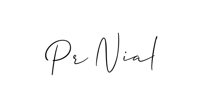 How to Draw Pr Nial signature style? Allison_Script is a latest design signature styles for name Pr Nial. Pr Nial signature style 2 images and pictures png