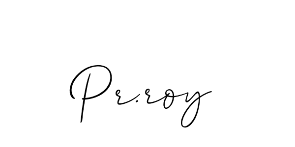 Design your own signature with our free online signature maker. With this signature software, you can create a handwritten (Allison_Script) signature for name Pr.roy. Pr.roy signature style 2 images and pictures png