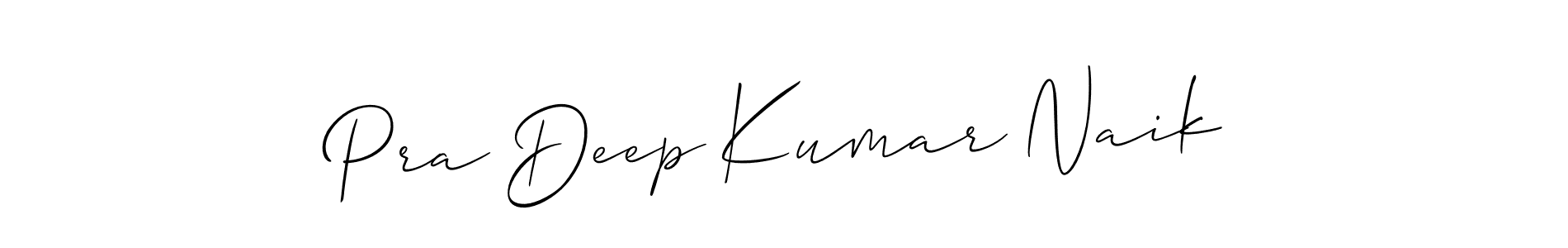 How to Draw Pra Deep Kumar Naik signature style? Allison_Script is a latest design signature styles for name Pra Deep Kumar Naik. Pra Deep Kumar Naik signature style 2 images and pictures png