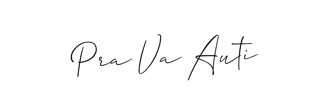 You should practise on your own different ways (Allison_Script) to write your name (Pra Va Auti) in signature. don't let someone else do it for you. Pra Va Auti signature style 2 images and pictures png