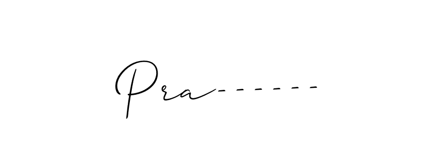 Make a beautiful signature design for name Pra------. With this signature (Allison_Script) style, you can create a handwritten signature for free. Pra------ signature style 2 images and pictures png