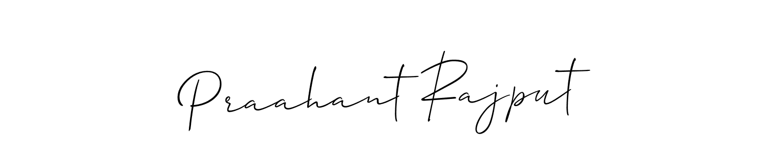 Make a short Praahant Rajput signature style. Manage your documents anywhere anytime using Allison_Script. Create and add eSignatures, submit forms, share and send files easily. Praahant Rajput signature style 2 images and pictures png