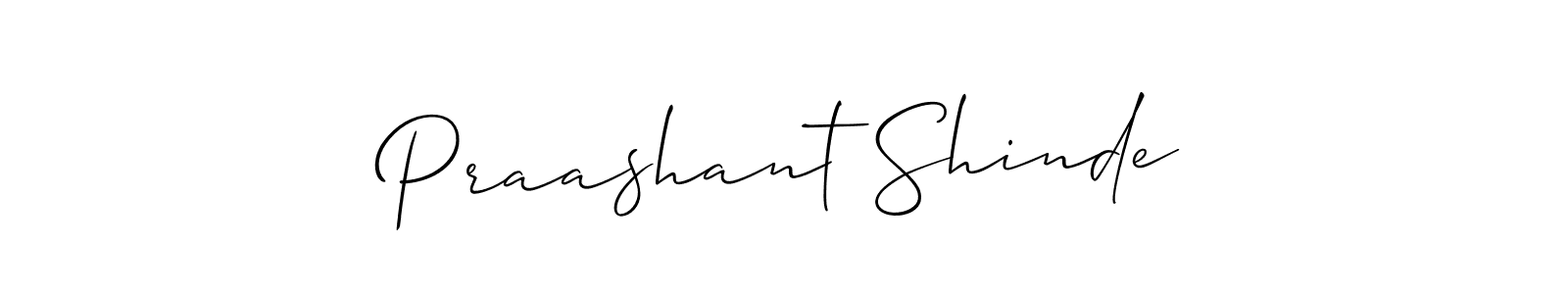 Make a beautiful signature design for name Praashant Shinde. Use this online signature maker to create a handwritten signature for free. Praashant Shinde signature style 2 images and pictures png