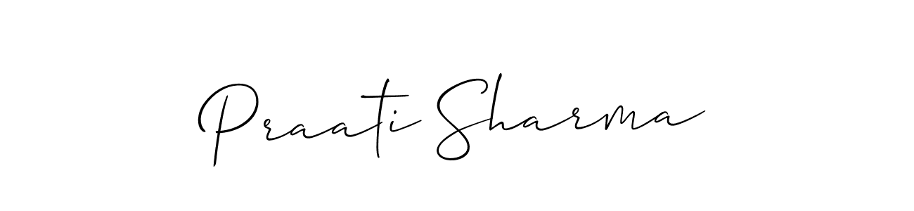 You should practise on your own different ways (Allison_Script) to write your name (Praati Sharma) in signature. don't let someone else do it for you. Praati Sharma signature style 2 images and pictures png