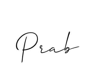 Best and Professional Signature Style for Prab. Allison_Script Best Signature Style Collection. Prab signature style 2 images and pictures png