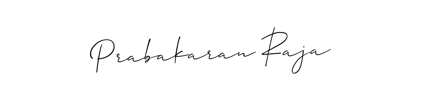 Make a beautiful signature design for name Prabakaran Raja. With this signature (Allison_Script) style, you can create a handwritten signature for free. Prabakaran Raja signature style 2 images and pictures png