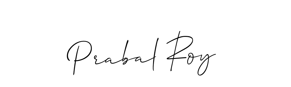 Prabal Roy stylish signature style. Best Handwritten Sign (Allison_Script) for my name. Handwritten Signature Collection Ideas for my name Prabal Roy. Prabal Roy signature style 2 images and pictures png