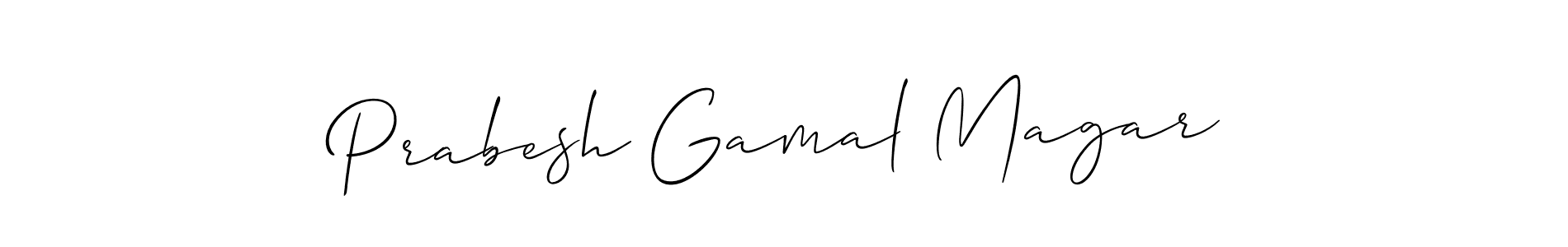 Here are the top 10 professional signature styles for the name Prabesh Gamal Magar. These are the best autograph styles you can use for your name. Prabesh Gamal Magar signature style 2 images and pictures png