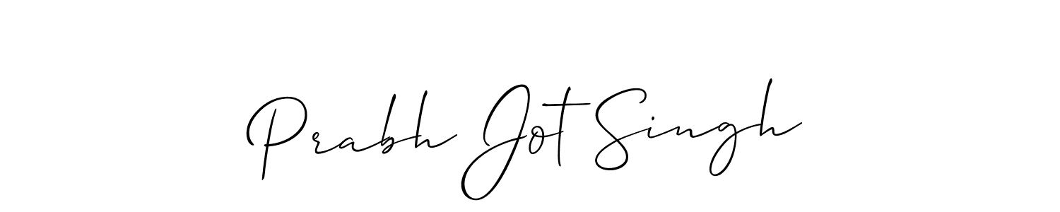 Best and Professional Signature Style for Prabh Jot Singh. Allison_Script Best Signature Style Collection. Prabh Jot Singh signature style 2 images and pictures png