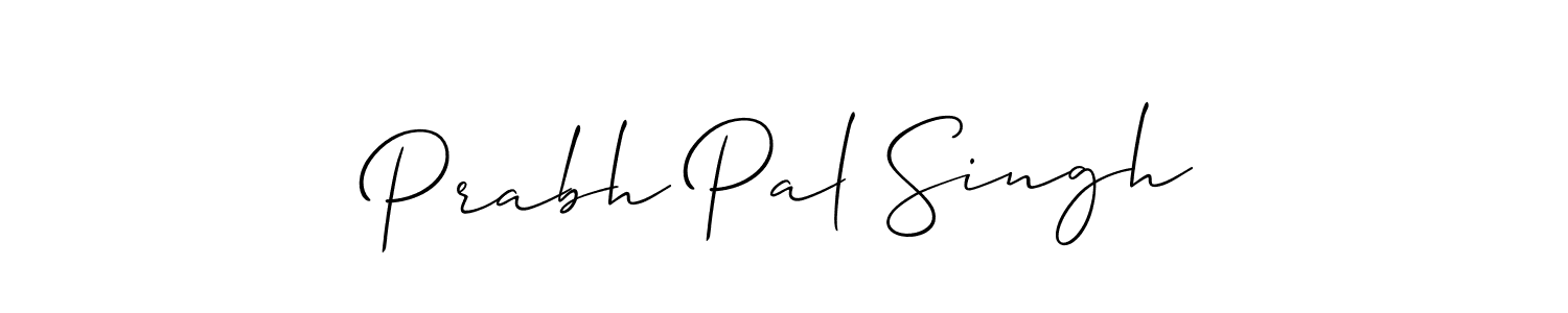 Design your own signature with our free online signature maker. With this signature software, you can create a handwritten (Allison_Script) signature for name Prabh Pal Singh. Prabh Pal Singh signature style 2 images and pictures png