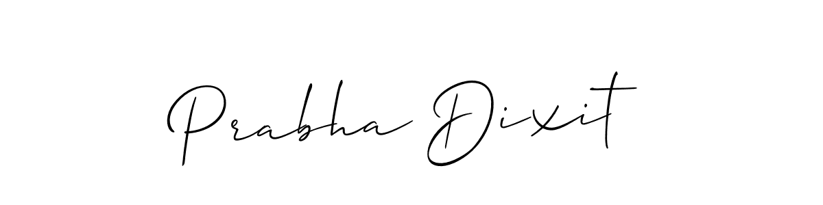 Create a beautiful signature design for name Prabha Dixit. With this signature (Allison_Script) fonts, you can make a handwritten signature for free. Prabha Dixit signature style 2 images and pictures png