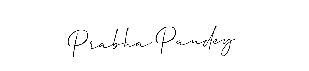 if you are searching for the best signature style for your name Prabha Pandey. so please give up your signature search. here we have designed multiple signature styles  using Allison_Script. Prabha Pandey signature style 2 images and pictures png