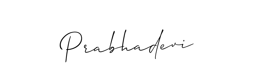 Similarly Allison_Script is the best handwritten signature design. Signature creator online .You can use it as an online autograph creator for name Prabhadevi. Prabhadevi signature style 2 images and pictures png