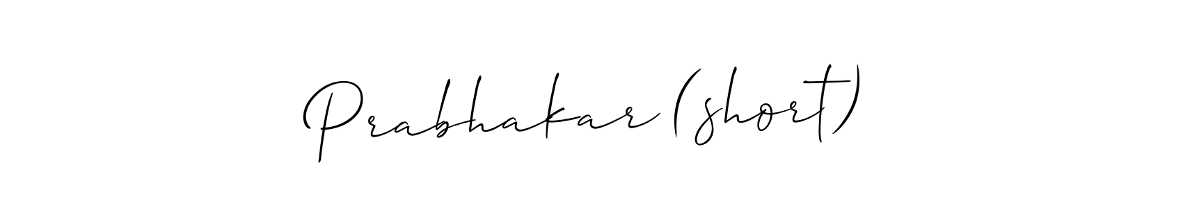 Make a short Prabhakar (short) signature style. Manage your documents anywhere anytime using Allison_Script. Create and add eSignatures, submit forms, share and send files easily. Prabhakar (short) signature style 2 images and pictures png