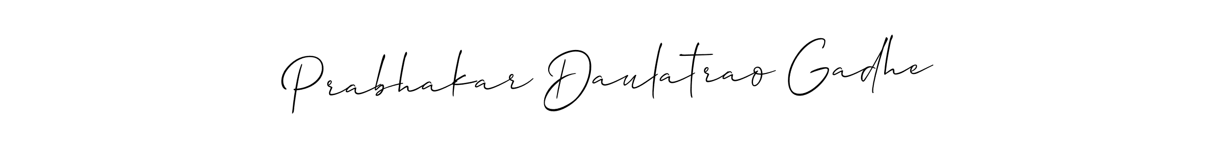 Similarly Allison_Script is the best handwritten signature design. Signature creator online .You can use it as an online autograph creator for name Prabhakar Daulatrao Gadhe. Prabhakar Daulatrao Gadhe signature style 2 images and pictures png