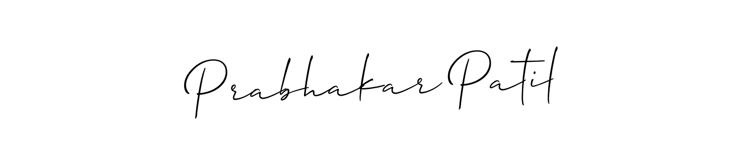 How to Draw Prabhakar Patil signature style? Allison_Script is a latest design signature styles for name Prabhakar Patil. Prabhakar Patil signature style 2 images and pictures png