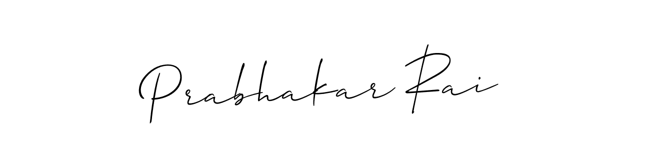 The best way (Allison_Script) to make a short signature is to pick only two or three words in your name. The name Prabhakar Rai include a total of six letters. For converting this name. Prabhakar Rai signature style 2 images and pictures png