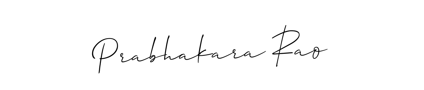 This is the best signature style for the Prabhakara Rao name. Also you like these signature font (Allison_Script). Mix name signature. Prabhakara Rao signature style 2 images and pictures png