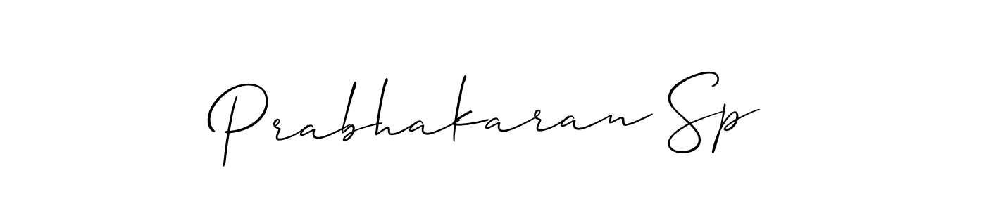 Best and Professional Signature Style for Prabhakaran Sp. Allison_Script Best Signature Style Collection. Prabhakaran Sp signature style 2 images and pictures png