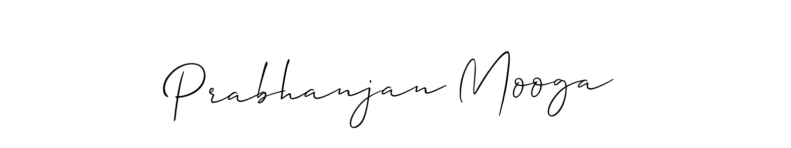 Create a beautiful signature design for name Prabhanjan Mooga. With this signature (Allison_Script) fonts, you can make a handwritten signature for free. Prabhanjan Mooga signature style 2 images and pictures png