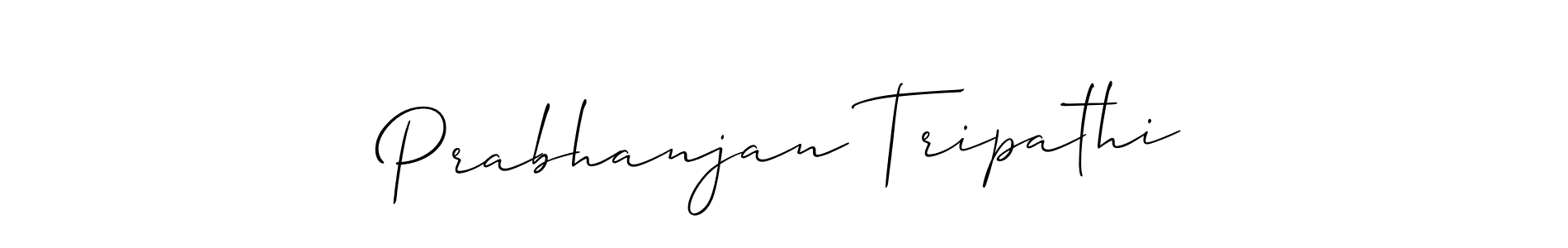 Use a signature maker to create a handwritten signature online. With this signature software, you can design (Allison_Script) your own signature for name Prabhanjan Tripathi. Prabhanjan Tripathi signature style 2 images and pictures png