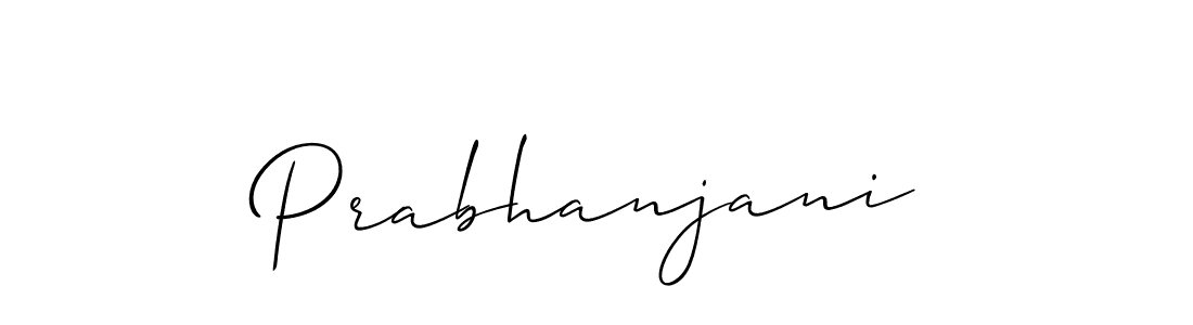 Best and Professional Signature Style for Prabhanjani. Allison_Script Best Signature Style Collection. Prabhanjani signature style 2 images and pictures png