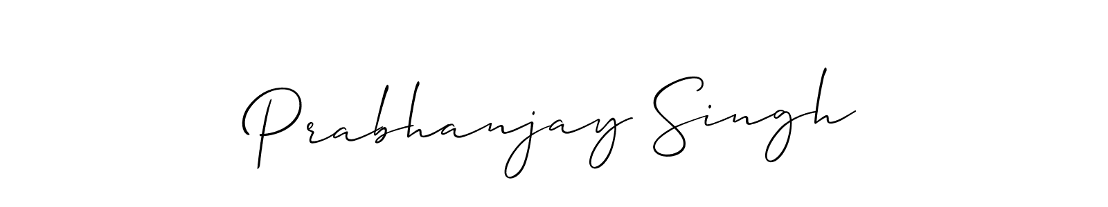 if you are searching for the best signature style for your name Prabhanjay Singh. so please give up your signature search. here we have designed multiple signature styles  using Allison_Script. Prabhanjay Singh signature style 2 images and pictures png
