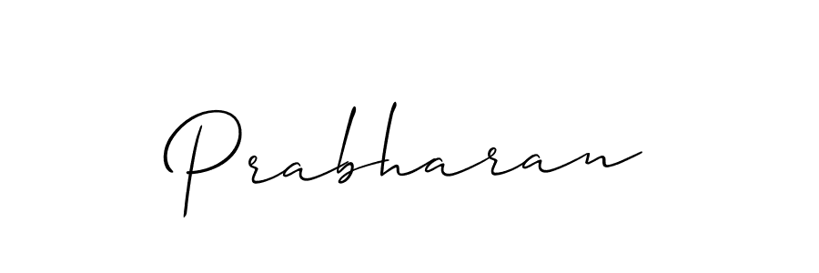 The best way (Allison_Script) to make a short signature is to pick only two or three words in your name. The name Prabharan include a total of six letters. For converting this name. Prabharan signature style 2 images and pictures png