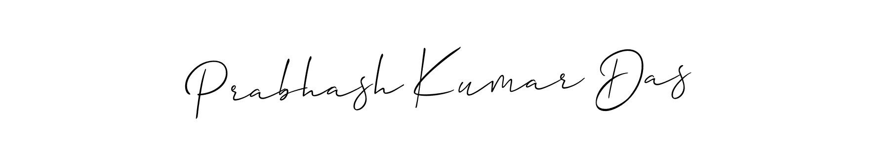 Use a signature maker to create a handwritten signature online. With this signature software, you can design (Allison_Script) your own signature for name Prabhash Kumar Das. Prabhash Kumar Das signature style 2 images and pictures png