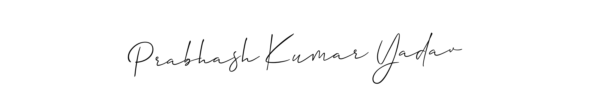 if you are searching for the best signature style for your name Prabhash Kumar Yadav. so please give up your signature search. here we have designed multiple signature styles  using Allison_Script. Prabhash Kumar Yadav signature style 2 images and pictures png