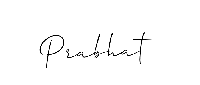 if you are searching for the best signature style for your name Prabhat. so please give up your signature search. here we have designed multiple signature styles  using Allison_Script. Prabhat signature style 2 images and pictures png