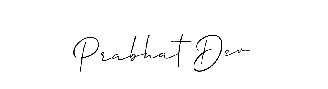 Also You can easily find your signature by using the search form. We will create Prabhat Dev name handwritten signature images for you free of cost using Allison_Script sign style. Prabhat Dev signature style 2 images and pictures png