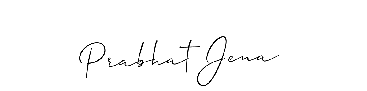 How to make Prabhat Jena signature? Allison_Script is a professional autograph style. Create handwritten signature for Prabhat Jena name. Prabhat Jena signature style 2 images and pictures png