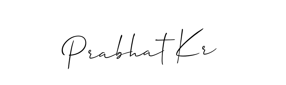 You should practise on your own different ways (Allison_Script) to write your name (Prabhat Kr) in signature. don't let someone else do it for you. Prabhat Kr signature style 2 images and pictures png