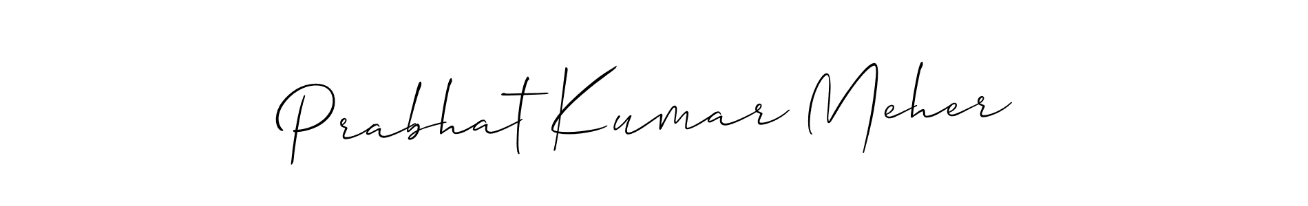 if you are searching for the best signature style for your name Prabhat Kumar Meher. so please give up your signature search. here we have designed multiple signature styles  using Allison_Script. Prabhat Kumar Meher signature style 2 images and pictures png