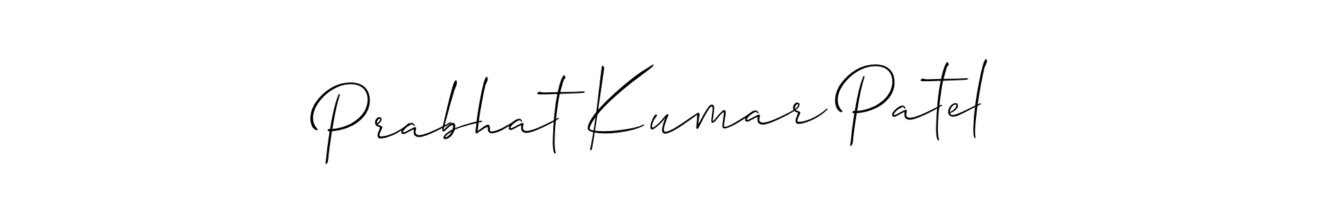 It looks lik you need a new signature style for name Prabhat Kumar Patel. Design unique handwritten (Allison_Script) signature with our free signature maker in just a few clicks. Prabhat Kumar Patel signature style 2 images and pictures png